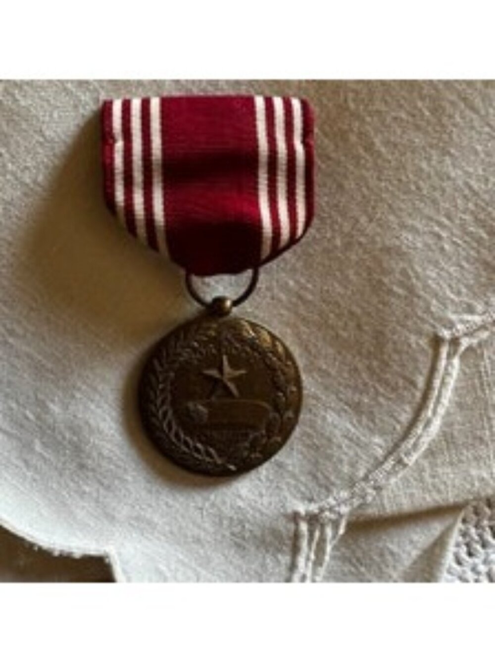 WWll Army Medal Good Conduct Award Military